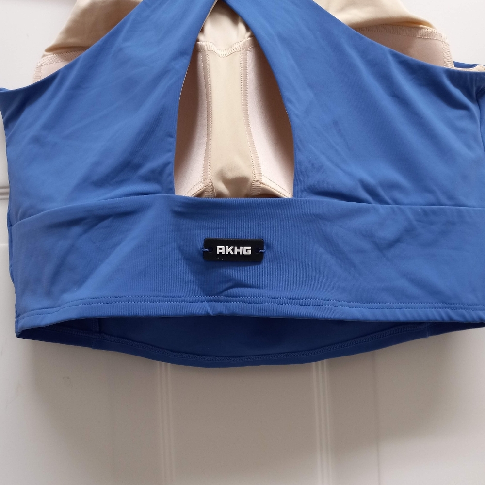 Alaskan Hardgear AKHG Duluth Lost Lake Long Line Swim Bra Top Size 14 Blue Beach - Picture 3 of 12
